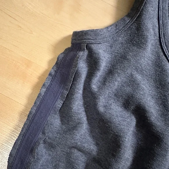 Evereve Ivy Sleeveless Romper Navy Blue Shorts - Small - Picture 4 of 5